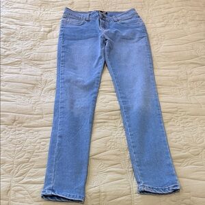 Stylish Light Blue Women's Straight Leg Jeans